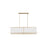 Visual Comfort Studio Dresden 5-Lt Linear Chandelier, CG/WH - TFC1025CGD