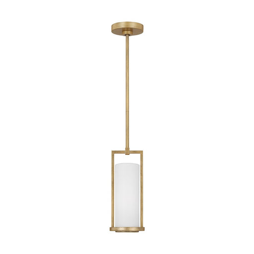 Visual Comfort Studio Sherwood 1-Lt Mini Pendant, Coastal Gild/WH - TFP1011CGD