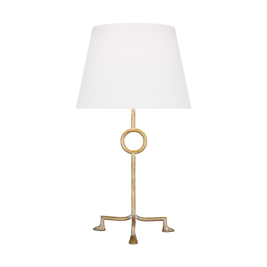 Visual Comfort Studio Montour Large Table Lamp, Coastal Gild/WH - TFT1021CGD1