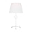 Visual Comfort Studio Montour 1-Lt Large Table Lamp, White /White - TFT1021MWT1