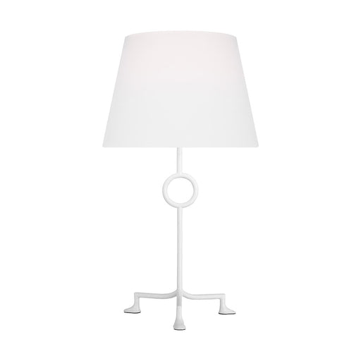 Visual Comfort Studio Montour 1-Lt Large Table Lamp, White /White - TFT1021MWT1