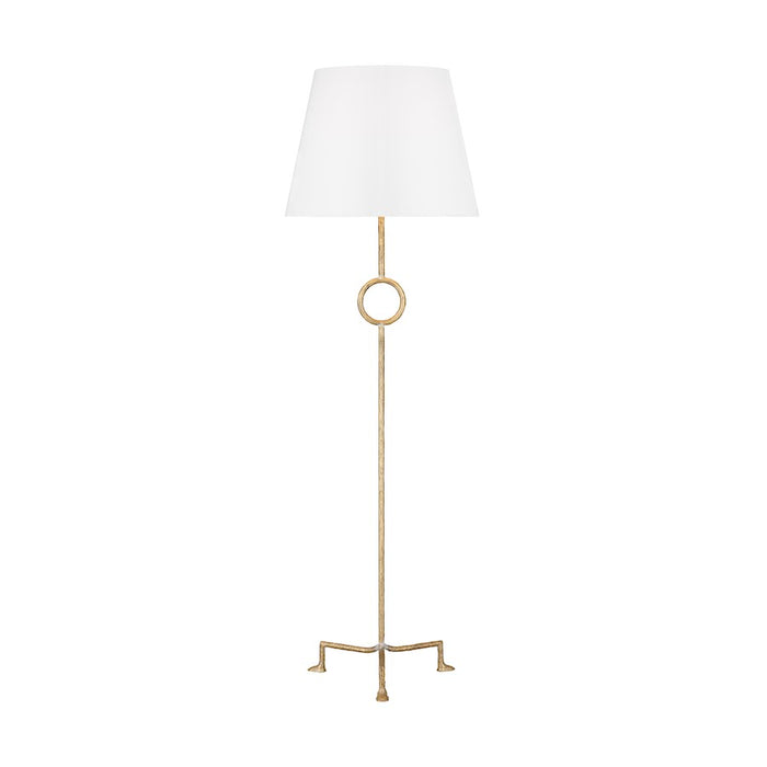 Visual Comfort Studio Montour Large Floor Lamp, Coastal Gild/WH - TFT1031CGD1