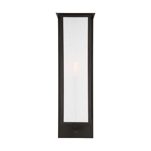 Visual Comfort Studio Dresden 1 Light Large Sconce, Iron/White Linen - TFW1001AI