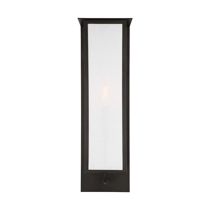 Visual Comfort Studio Dresden 1 Light Large Sconce, Iron/White Linen - TFW1001AI