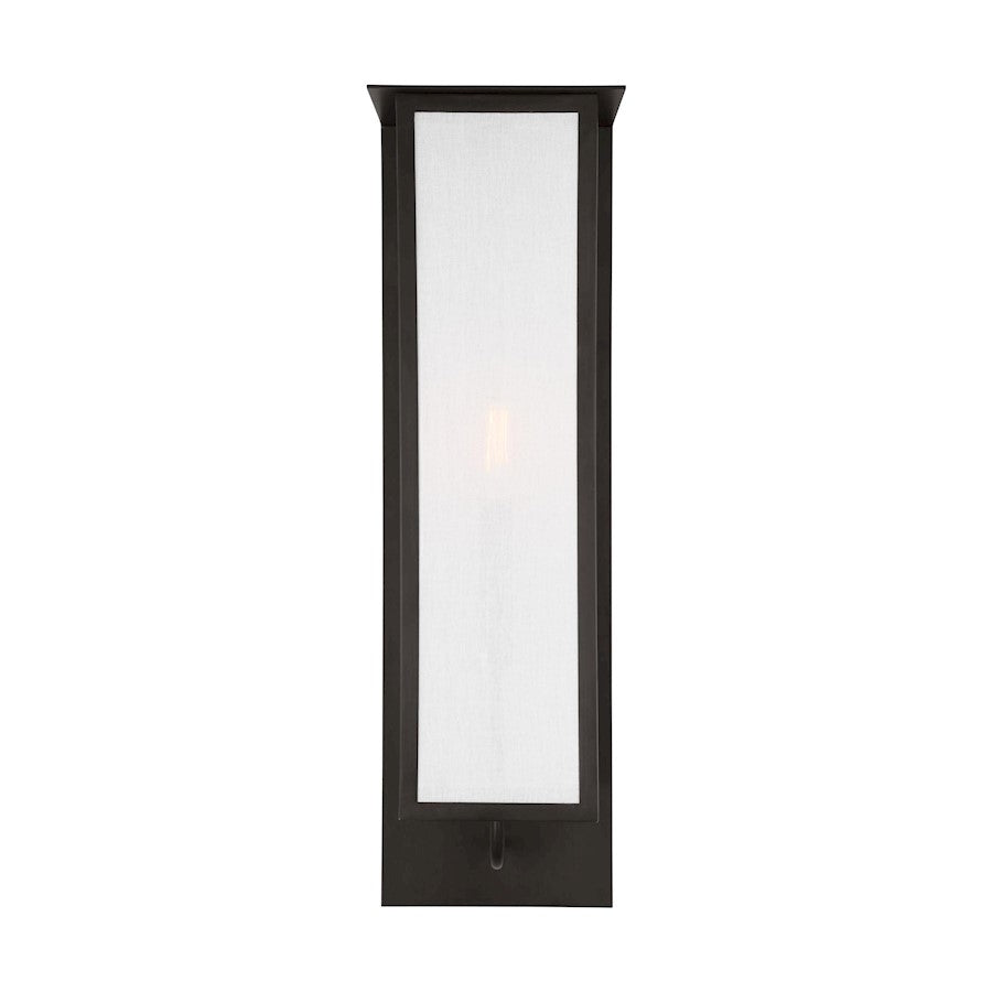 Visual Comfort Studio Dresden 1 Light Large Sconce, Iron/White Linen - TFW1001AI