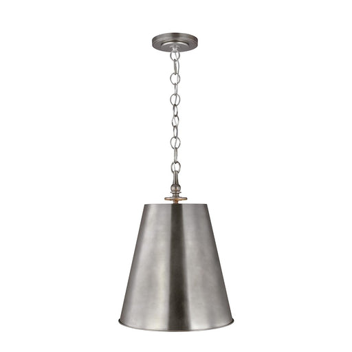 Visual Comfort Studio Capri 2 Light Tall Pendant, Antique Nickel - TP1012ANL