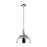 Visual Comfort Studio Logan 1 Light Medium Pendant, Nickel/Nickel - TP1061PN