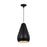 Visual Comfort Studio Clasica 1 Light Small Pendant, Iron/White