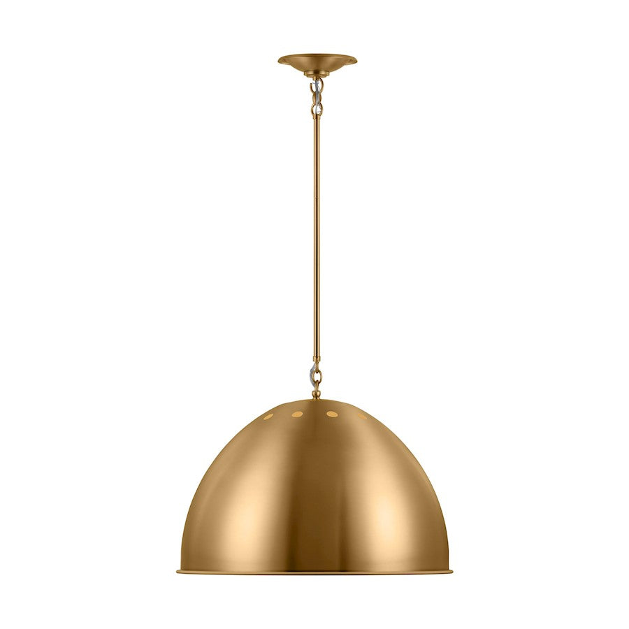 Visual Comfort Studio Robbie 1-Lt XL Pendant, Burnished Brass - TP1171BBS