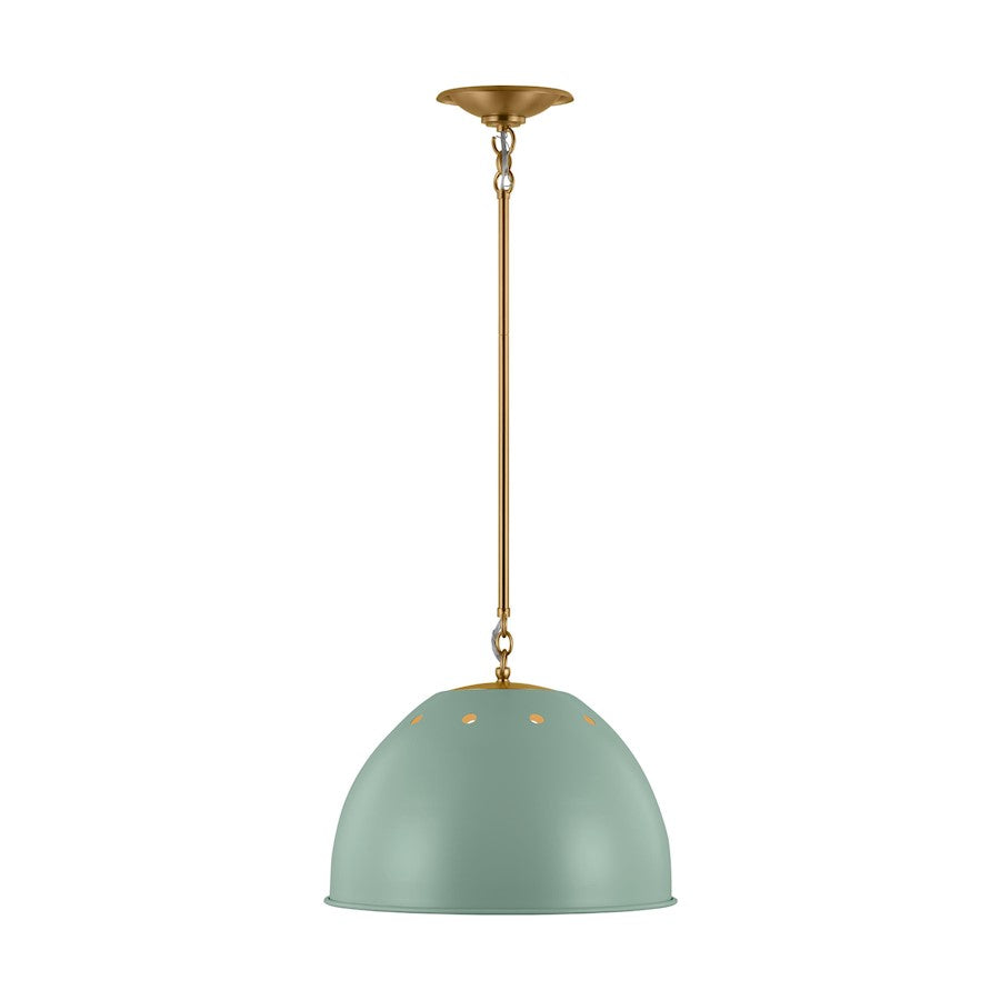 Visual Comfort Studio Robbie 1 Light Large Pendant, Eucalyptus - TP1181EPSBBS