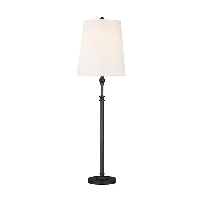 Visual Comfort Studio Capri 1 Light Buffet Lamp, Iron/White Linen - TT1001AI1