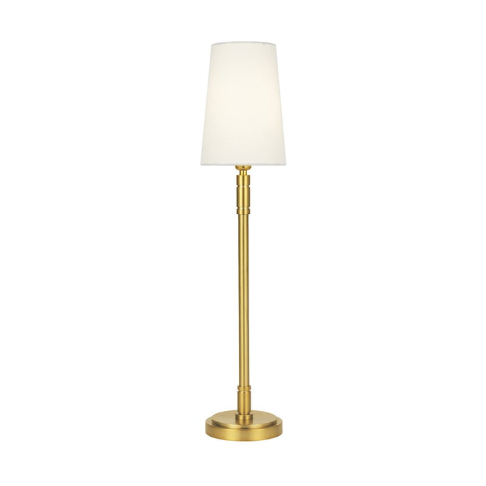 Visual Comfort Studio Beckham Classic 1-Lt Buffet Lamp, BS/WH Linen - TT1021BBS1