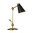 Visual Comfort Studio Signoret 1-Lt Task Table Lamp, Brass/Midnight - TT1061BBS1