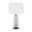 Visual Comfort Studio Milo 1-Lt Table Lamp, Atelier BS/WH Linen - TT1091AB1