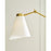 Visual Comfort Studio Signoret 1-Lt Gr/Task Floor Lamp, Brass/White