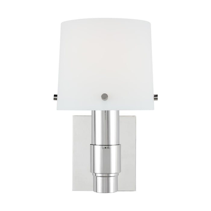 Visual Comfort Studio Palma 1-Lt Sconce, Pol Nickel/Opal Etched - TV1081PN