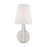 Visual Comfort Studio Logan 1-Lt Sconce, Pol Nickel/Milk White - TV1111PN