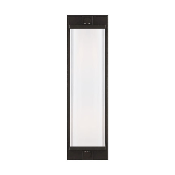 Visual Comfort Studio Logan 2-Lt Linear Tall Sconce, Iron/WH Pressed