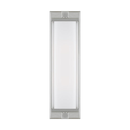 Visual Comfort Studio Logan 2-Lt Linear Tall Sconce, NK/WH Pressed
