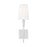 Visual Comfort Studio Beckham Classic 1-Lt Sconce, Nickel/White Linen - TW1031PN