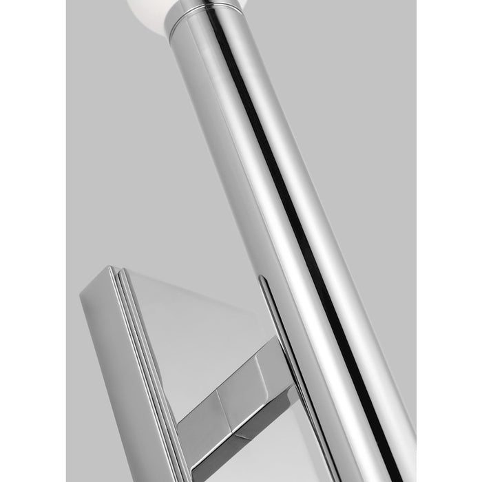 Visual Comfort Studio Beckham Modern 2-Lt Med Single Sconce, Nickel