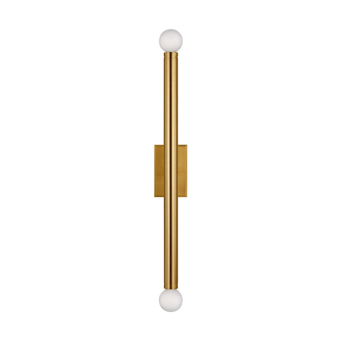 Visual Comfort Studio Beckham Modern 2-Lt Large Single Sconce, Brass - TW1132BBS