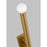 Visual Comfort Studio Beckham Modern 2-Lt Large Single Sconce, Brass