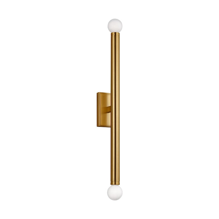 Visual Comfort Studio Beckham Modern 2-Lt Large Single Sconce, Brass