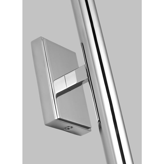 Visual Comfort Studio Beckham Modern 2-Lt Large Single Sconce, Nickel