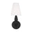 Visual Comfort Studio Ziba 1 Light Small Sconce, Iron/White Linen - TW1161AI