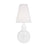 Visual Comfort Studio Ziba 1 Light Small Sconce, Matte White - TW1161MWT