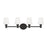Visual Comfort Studio Xavierre 4Lt Bath Fixture, Iron/Opal Etched - VS22104AI