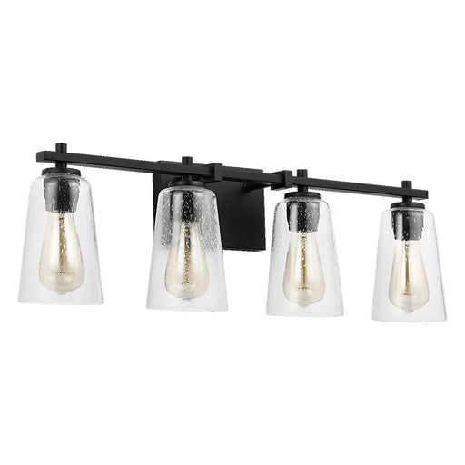 Visual Comfort Studio Mercer 4Lt Wall Sconce, Black/Seed