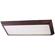 Minka Lavery Belcaro 53in 4-Light Flush Mount | Transitional Belcaro Walnut Finish | Kitchen & Dining Room | 53 x 21.25 x 4 in | Model 1002-126-PL