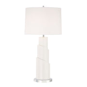 Minka Lavery Ambience 32in Table Lamp | Transitional White Finish | Living Room & Bedroom Accent | 16 x 32 in | Model 10056-0