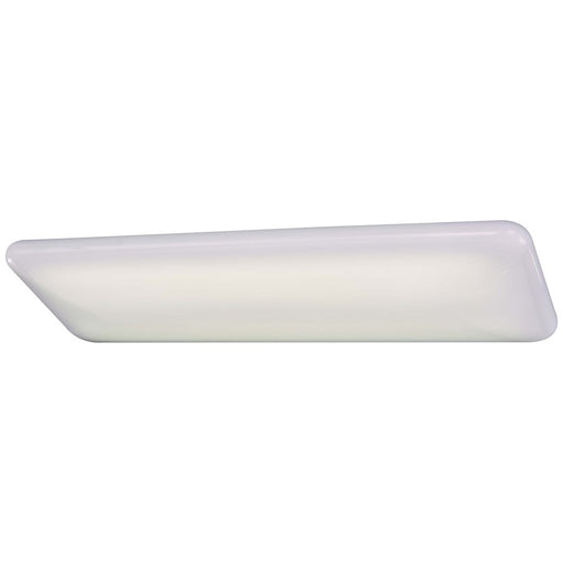 Minka Lavery 1008 52in 4-Light Fluorescent Flush Mount | Transitional White Steel | Kitchen & Workshop | 52 x 17 x 4 in | Model 1008-44-PL