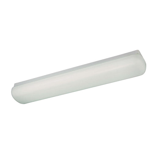 Minka Lavery Puff 39in 2-Light Vanity Light | Transitional White Metal | Double Vanity Bathroom | 39 x 6 x 4 in | Model 1014-44-PL