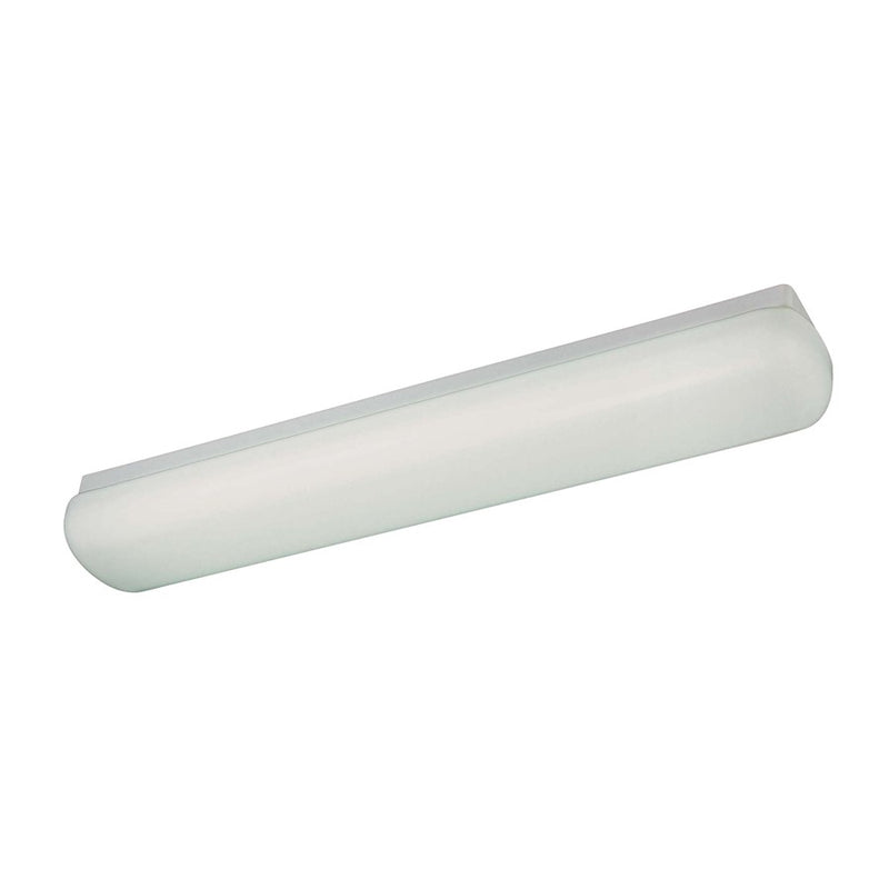 Minka Lavery Puff 39in 2-Light Vanity Light | Transitional White Metal | Double Vanity Bathroom | 39 x 6 x 4 in | Model 1014-44-PL