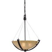 Minka Lavery Raiden 23in 3-Light Pendant | Transitional Iron Oxide | Kitchen Island & Dining Room | 23 x 23 x 28 in | Model 1182-357