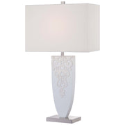 Minka Lavery Ambience 28in Table Lamp | Traditional Brushed Nickel | Living Room & Bedroom Accent | 10 x 16 x 28 in, 1-Light | Model 12421-0