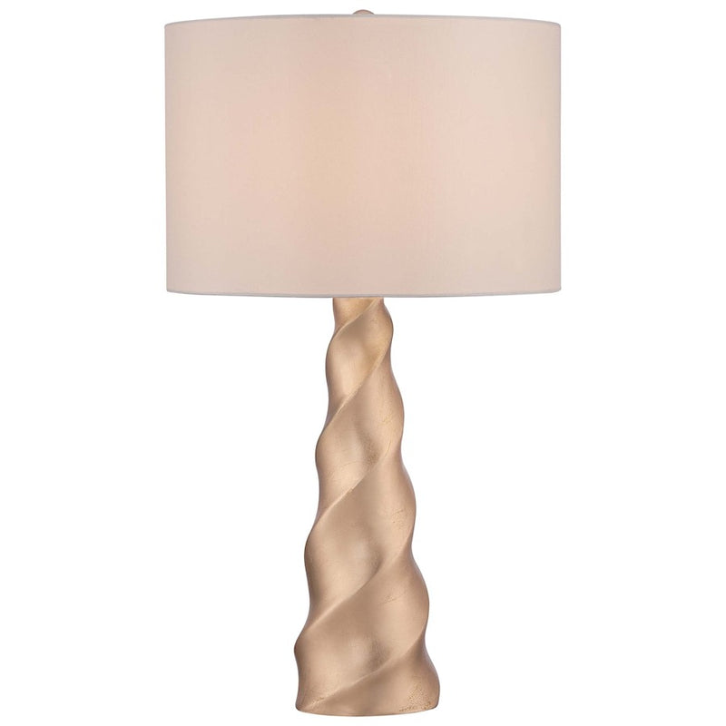 Minka Lavery Ambience 26in Table Lamp | Traditional Gold Leaf | Living Room & Bedroom Accent | 15 x 15 x 26 in, 1-Light | Model 12424-2