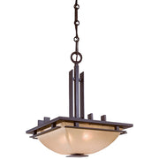 Minka Lavery Lineage 16in 2-Light Pendant | Transitional Iron Oxide Metal | Kitchen Island & Dining Room | 15.5 x 15.5 x 21 in | Model 1275-357