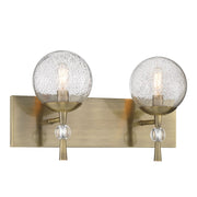 Minka Lavery Populuxe 11in 1-Light Mini Pendant | Oxidized Aged Brass and Volcanic Glass | Kitchen Island & Dining Room | 11 x 21 in | Model 1337-923