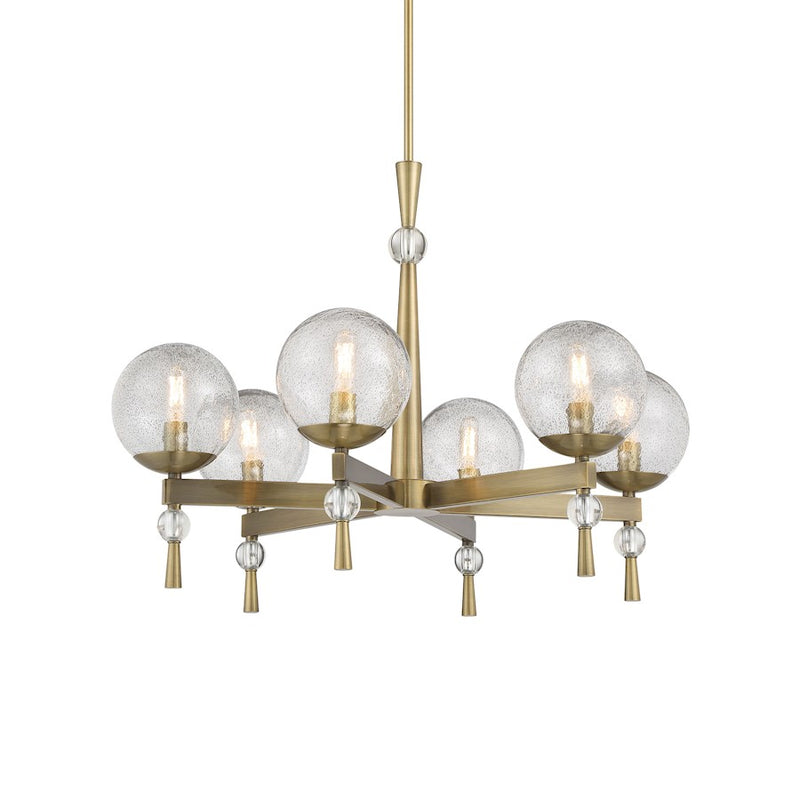Minka Lavery Populuxe 11in 1-Light Mini Pendant | Oxidized Aged Brass and Volcanic Glass | Kitchen Island & Dining Room | 11 x 21 in | Model 1337-923