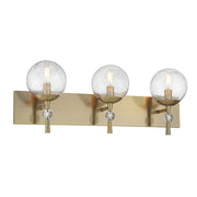 Minka Lavery Populuxe 13.75in 1-Light Pendant | Mid-Century Oxidized Aged Brass Steel and Clear Glass | Kitchen Island & Dining Room | Model 1338-923