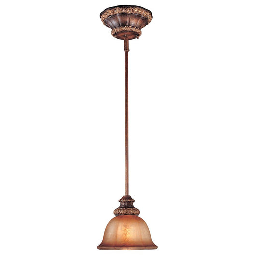 Minka Lavery Illuminati 8in 1-Light Mini Pendant | Traditional Illuminati Bronze | Kitchen Island & Dining Room | 8 x 8 x 6 in | Model 1351-177
