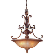 Minka Lavery Illuminati 26in 4-Light Pendant | Traditional Illuminati Bronze | Kitchen Island & Dining Room | 26 x 26 x 35 in | Model 1354-177
