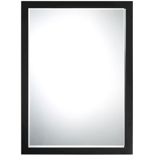 Minka Lavery Paradox 24x33in Rectangle Wall Mirror | Coal Finish | Entryway & Bathroom | 24 x 1 x 33 in, Vertical Mount | Model 1430-66A
