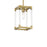 Minka Lavery Oro District 1 Light Mini Pendant, Soft Brass/Clear - 1456-695