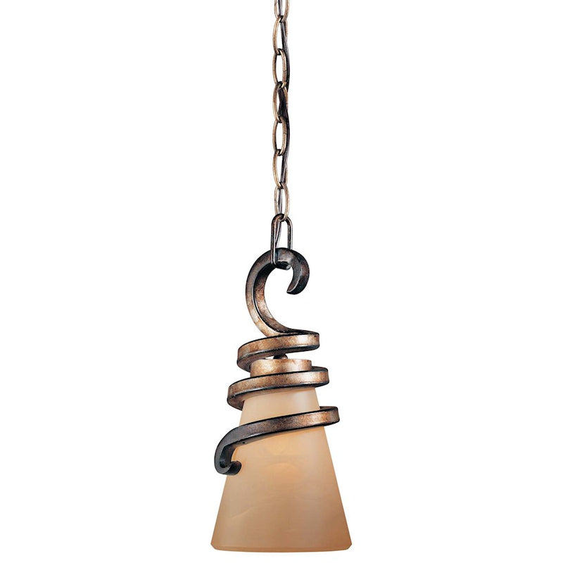 Minka Lavery 6in 1-Light Mini Pendant | Transitional Tofino Bronze | Kitchen Island & Dining Room Accent | 6 x 6 x 13 in | Model 1761-211